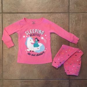 💎5 for $10! 
Pink Unicorn Princess sleep set